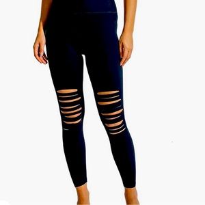 Rae Mode Laser Cut leggings. Size M. Black.  Like new.